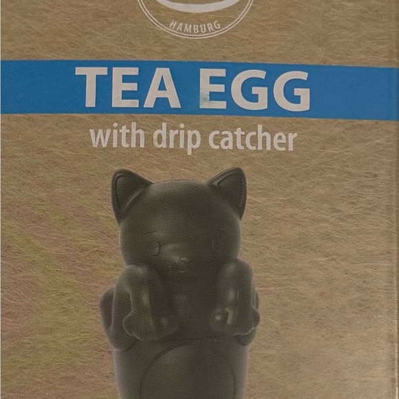 Cat Silicone Tea Infuser - Black - Picture 2 of 7